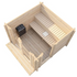 Model G4 6 Person Traditional Outdoor Sauna