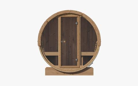 Model E7G 4 Person Traditional Barrel Sauna