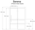 Almost Heaven Serena 3-Person Indoor Sauna (Vision Series - Hybrid Option)
