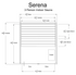 Almost Heaven Serena 3-Person Indoor Sauna (Vision Series - Hybrid Option)
