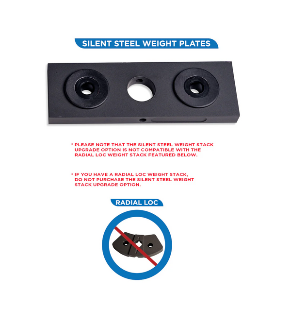 Hoist Fitness 50 lbs Silent Steel Weight Stack Upgrade Option