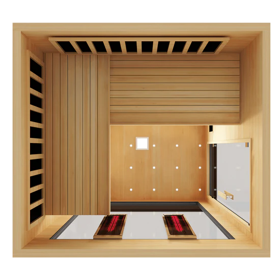 Sun Home Luminar™ Outdoor 2-Person Full Spectrum Infrared Sauna