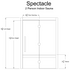 Almost Heaven Spectacle 2-Person Indoor Sauna (Vision Series - Hybrid Option)