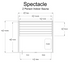 Almost Heaven Spectacle 2-Person Indoor Sauna (Vision Series - Hybrid Option)
