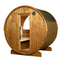 Almost Heaven Takoa 4-6 Person Half Moon Barrel Sauna (Heritage Collection)