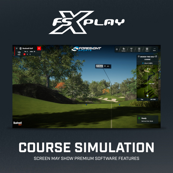 Bushnell Launch PRO Garage Golf Simulator Package