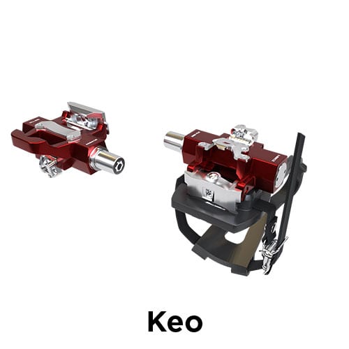 TRIPLE LINK PEDALS   (LOOK KEO COMPATIBLE, MORSE TAPER)