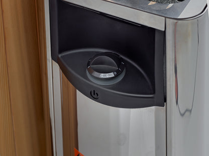 New 2026 "Sundsvall Edition" 2 Person Traditional Sauna - Canadian Red Cedar Interior and Pacific Premium Clear Cedar Exterior