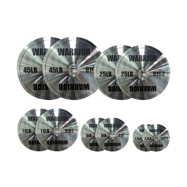 Warrior Chrome Olympic Weight Plates & Packages
