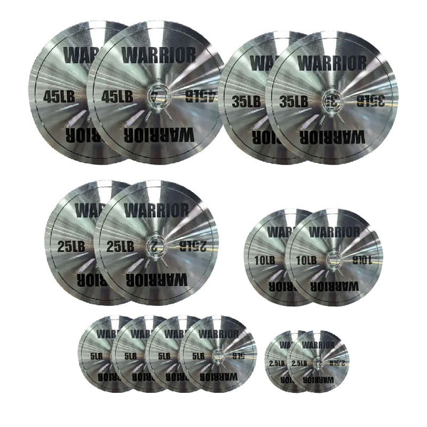 Warrior Chrome Olympic Weight Plates & Packages