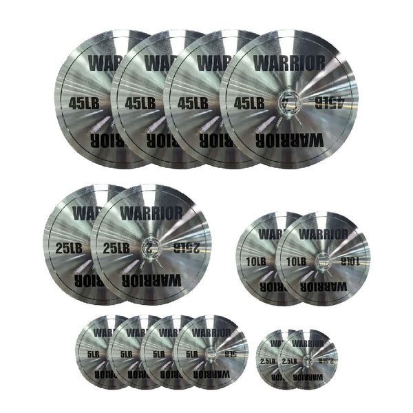 Warrior Chrome Olympic Weight Plates & Packages