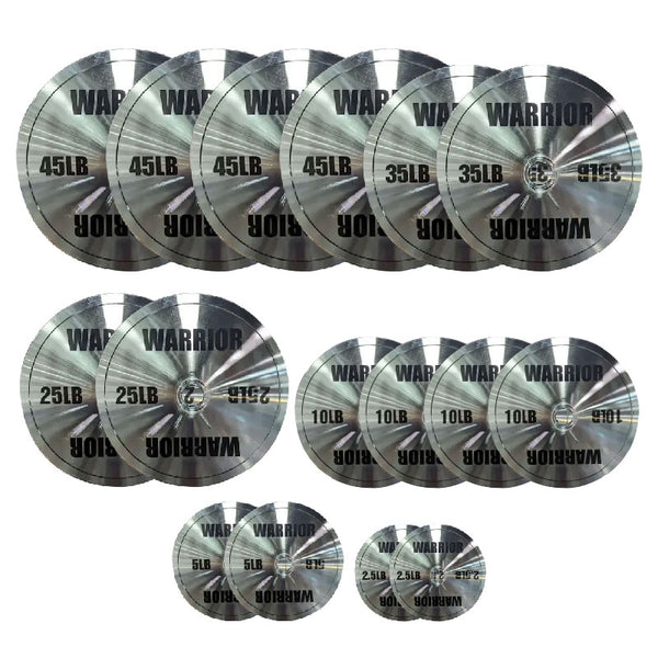 Warrior Chrome Olympic Weight Plates & Packages