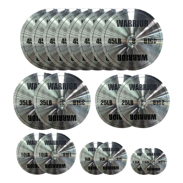 Warrior Chrome Olympic Weight Plates & Packages