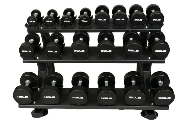 Warrior Dumbbell Saddle Rack 5-50lbs (10 Pair)