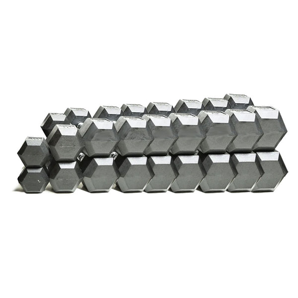 Rubber Hex Dumbbells & Packages