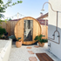 Almost Heaven Watoga 4-Person Barrel Sauna