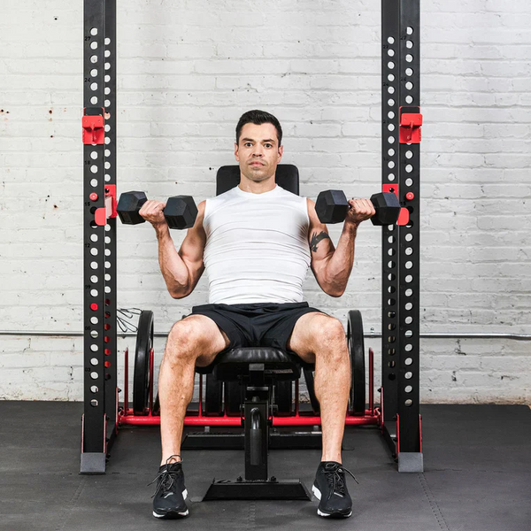 Black Hex Dumbbell