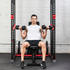 Black Hex Dumbbell