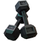 Black Hex Dumbbell
