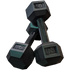 Black Hex Dumbbell