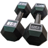 Black Hex Dumbbells & Packages