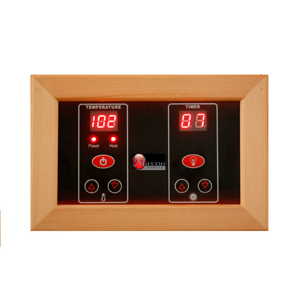 New 2026 MX-K406-01 Maxxus Low EMF FAR Infrared Sauna Canadian Hemlock