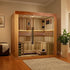 New 2026  "Copenhagen Edition" 3 Person Traditional Sauna - Canadian Red Cedar Interior and Pacific Premium Clear Cedar Exterior