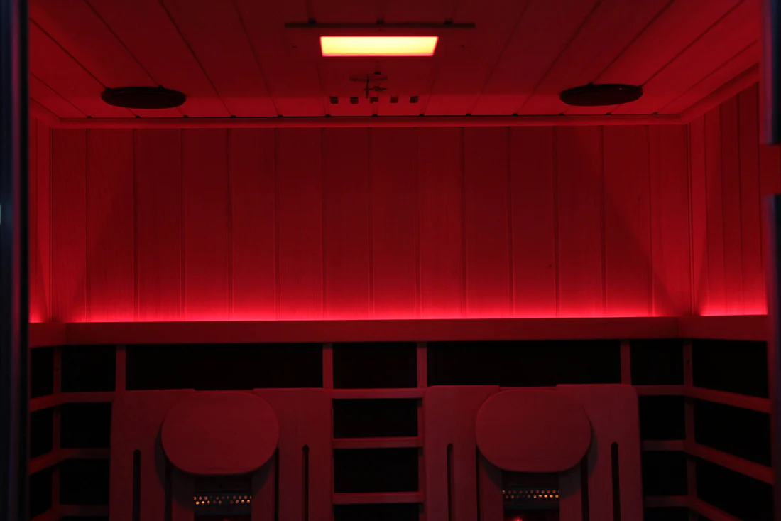 Sun Home Eclipse™ 2-Person Red Light & Infrared Sauna