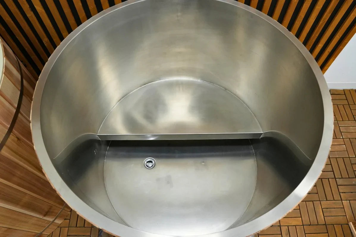 New 2026 Golden Designs Dynamic Cold Therapy Barrel Stainless Steel Cold Plunge (316)