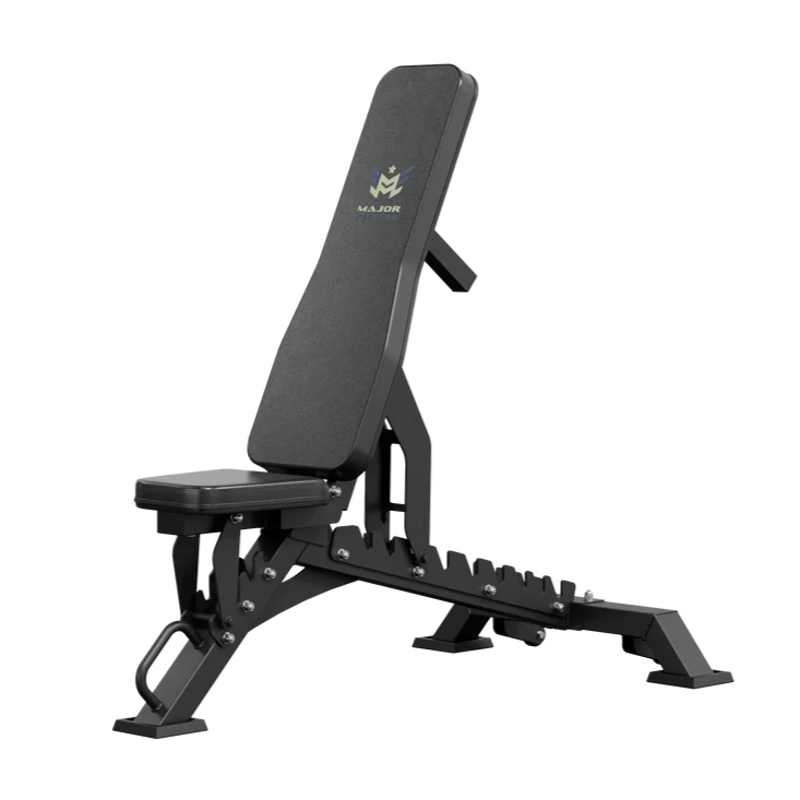 Major Fitness Adjustable Bench | 1300Lbs Capacity Weight Bench - Black