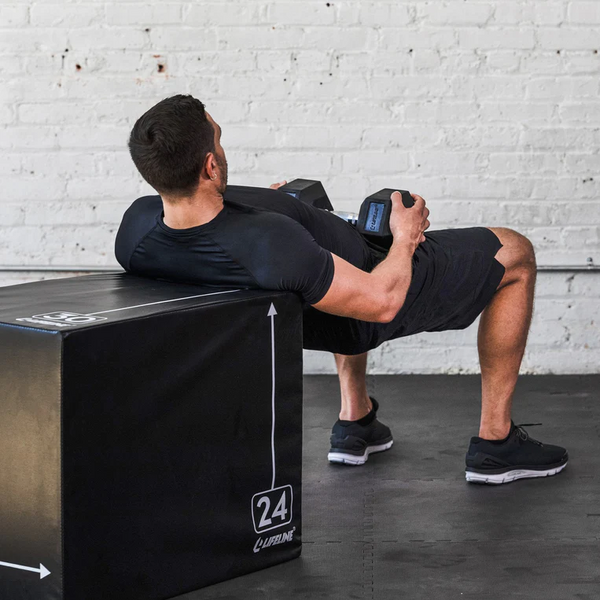 Rubber Hex Dumbbells & Packages