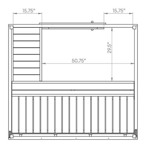 Model G2 4 Person Traditional Outdoor Sauna