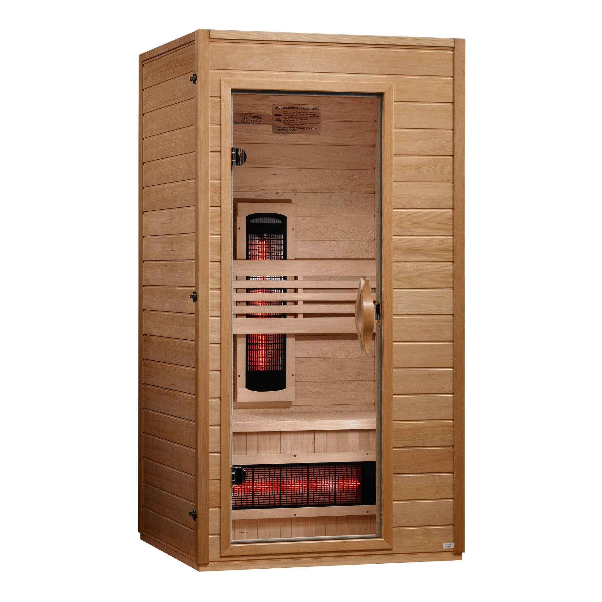 New 2026 Model Dynamic Martin 1-2 Person Full Spectrum Near Zero EMF FAR IR Sauna (DYN-6006-03 FS)