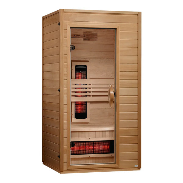 New 2026 Model Dynamic Martin 1-2 Person Full Spectrum Near Zero EMF FAR IR Sauna (DYN-6006-03 FS)