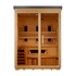 Carinthia 3 Person Hybrid (PureTech™ Full Spectrum IR or Traditional Stove) Flat Roof Outdoor Sauna (GDI-8023-01)