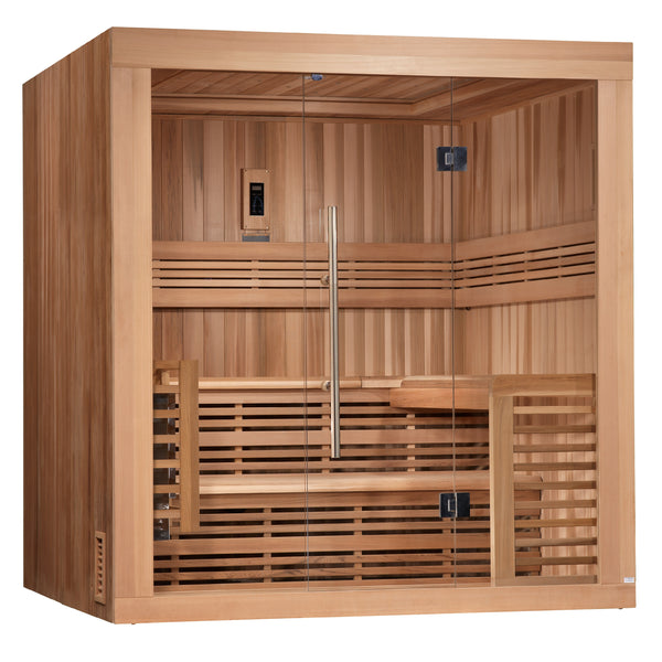 New 2026 "Osla Edition" 6 Person Traditional Sauna - Canadian Red Cedar