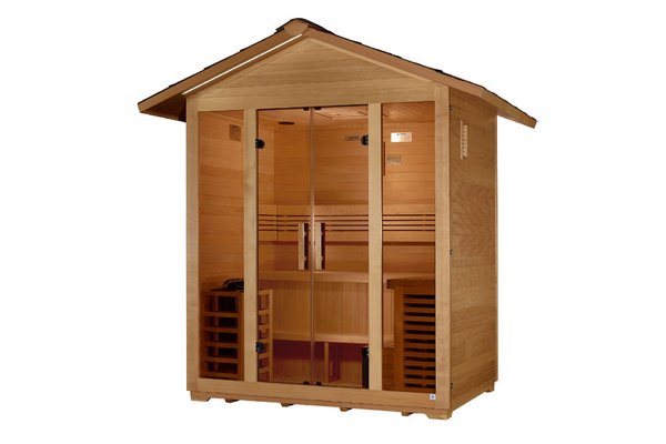 New 2026 "Vorarlberg" 5-Person Traditional Outdoor Sauna