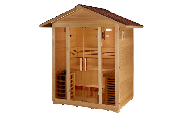 New 2026 "Vorarlberg" 5-Person Traditional Outdoor Sauna