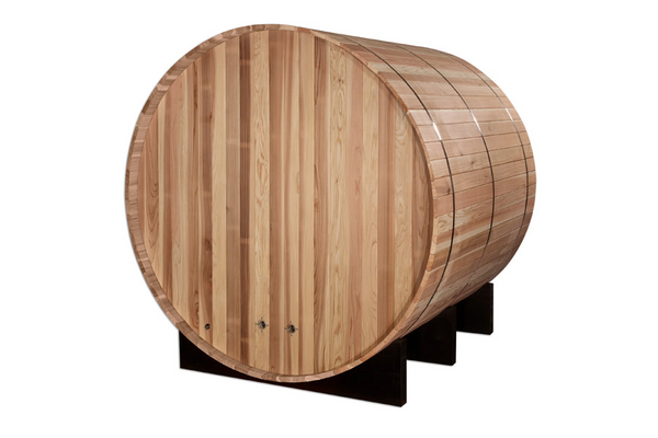 New 2026 "Arosa" 4 Person Barrel Traditional Sauna