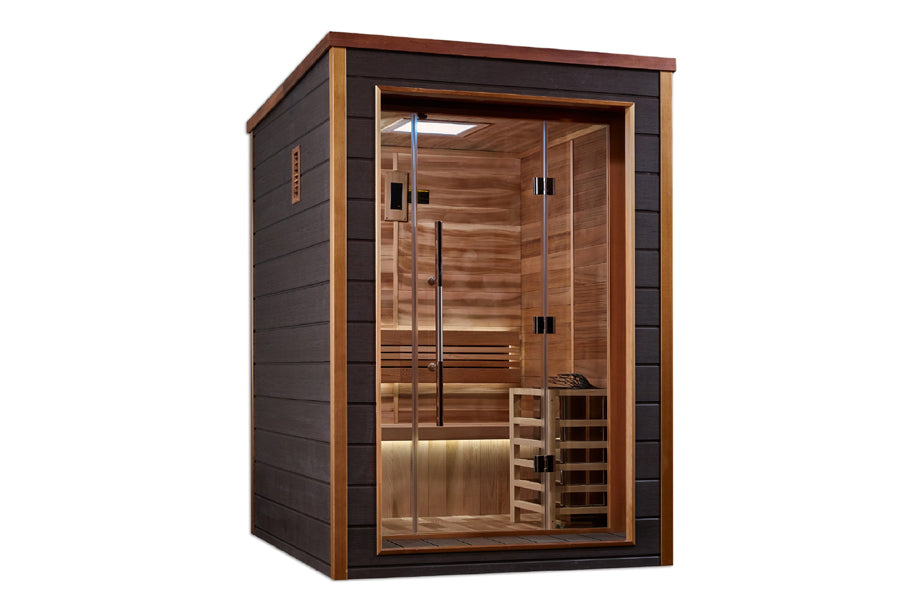 New 2026 Narvik 2 Person Outdoor-Indoor Traditional Sauna