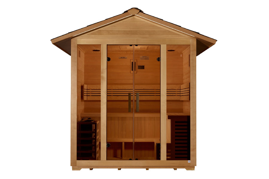 New 2026 "Vorarlberg" 5-Person Traditional Outdoor Sauna