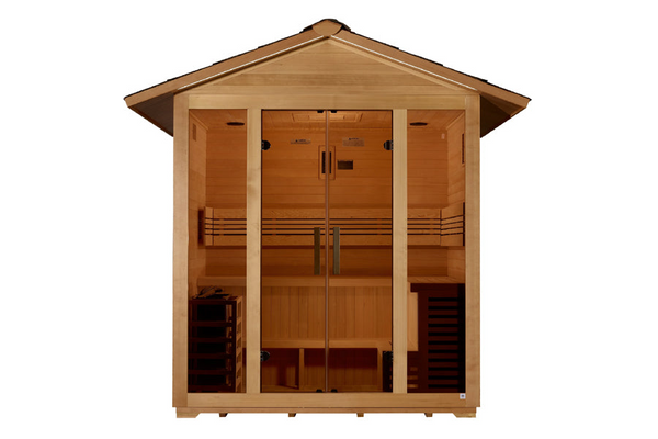 New 2026 "Vorarlberg" 5-Person Traditional Outdoor Sauna