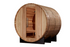 New 2026 "Zurich" 4 Person Barrel Traditional Sauna (w/ Bronze Privacy View)