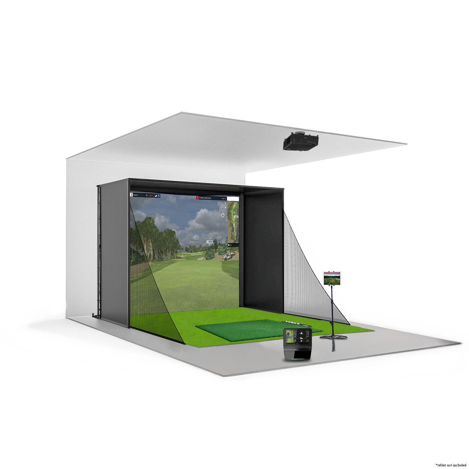 Golf Simulator Package 3: The Front Nine Deluxe