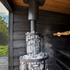 Harvia Wood Burning Stove Legend Kit + Smoke Pipe Cover