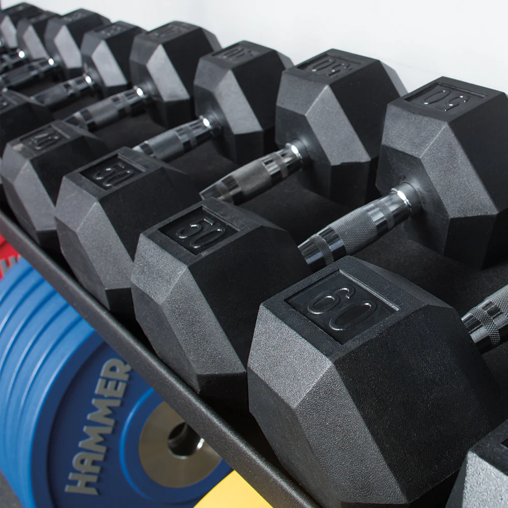 Rubber Hex Dumbbell