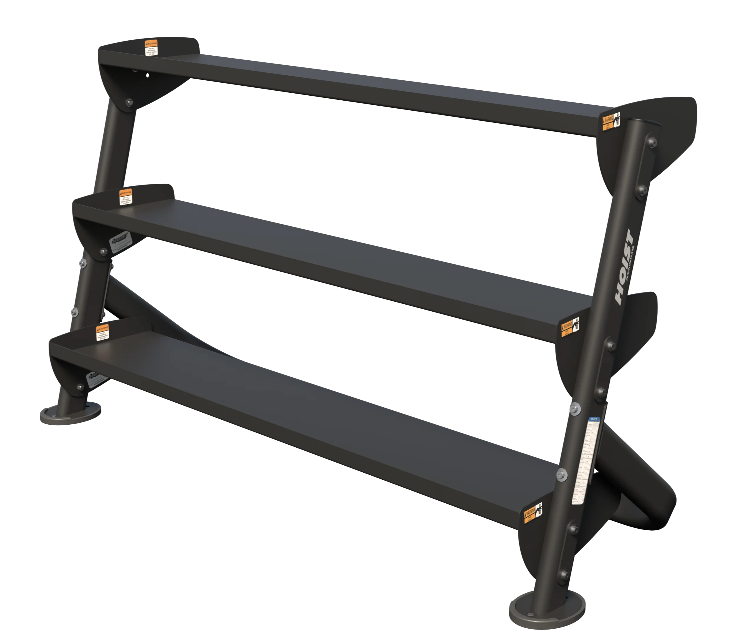 Hoist Fitness 60” HORIZONTAL DUMBBELL RACK (2-Tier)