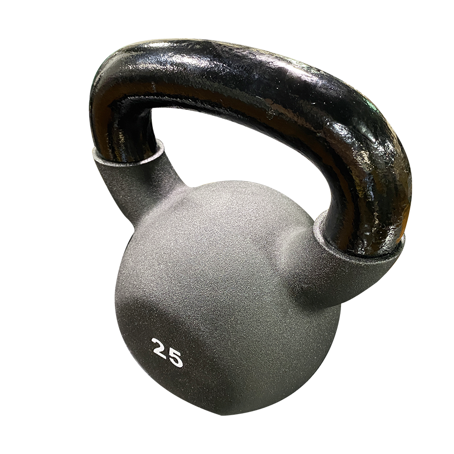 Warrior Neoprene Coated Black Kettlebells & Packages