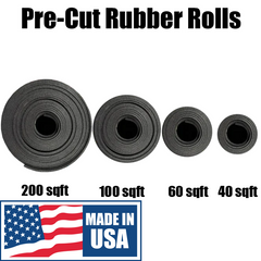 Pre-Cut Rubber Flooring Rolls