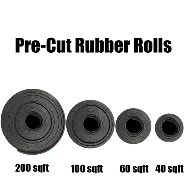 Overstock Pre-Cut Rubber Flooring Rolls
